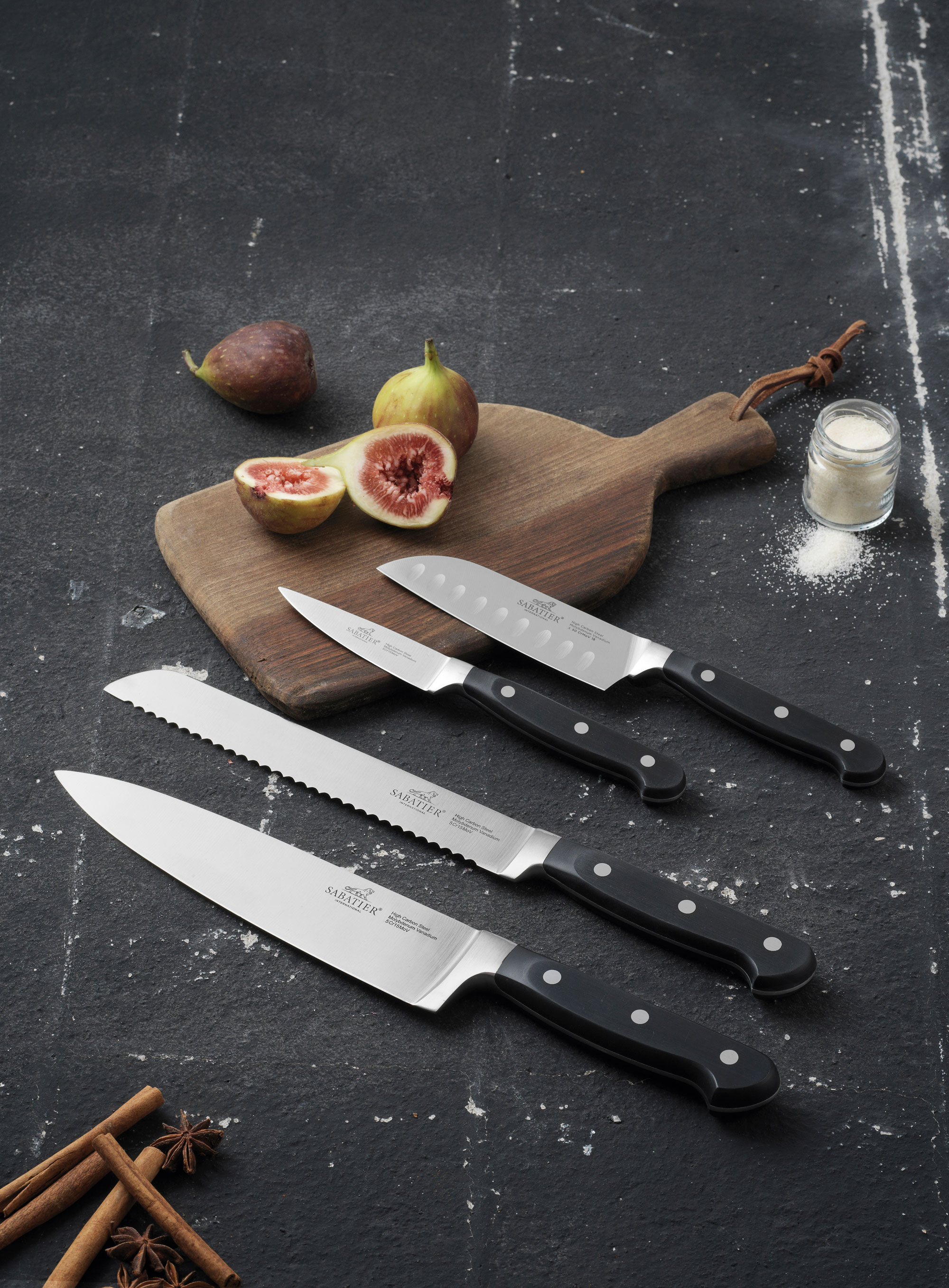 

Lion Sabatier Knivsæt 4 dele, urte, santoku, brød 